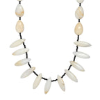 EverTrue - Black Spinel & White Opal Necklace (Size - 18+1 Ext) in Silver Tone 170.00 Ct._8556032_3
