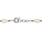 EverTrue - Black Spinel & White Opal Necklace (Size - 18+1 Ext) in Silver Tone 170.00 Ct._8556032_4