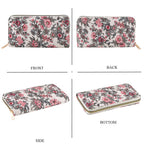 Set of 2 Floral Print Zip Around Wallet Set - Beige_8556466_4