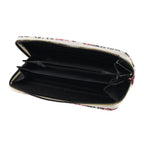Set of 2 Floral Print Zip Around Wallet Set - Beige_8556466_5