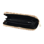 Set of 2 Floral Print Zip Around Wallet Set - Chocolate_8556467_5
