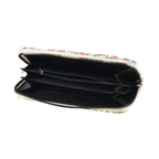 Set of 2 Floral Print Zip Around Wallet Set - Green_8556469_5