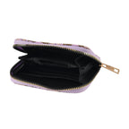 Set of 2 Floral Print Zip Around Wallet Set - Purple_8556470_7