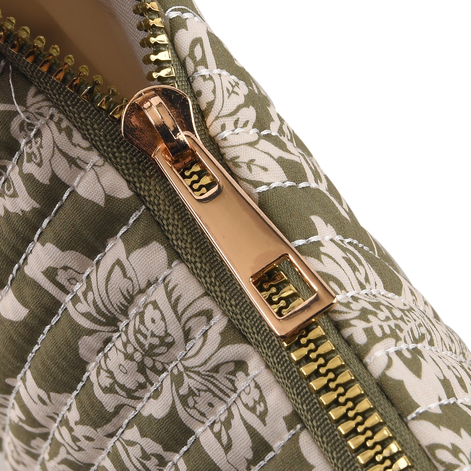 Floral Print Crescent Sling Bag - Olive V32520730 6