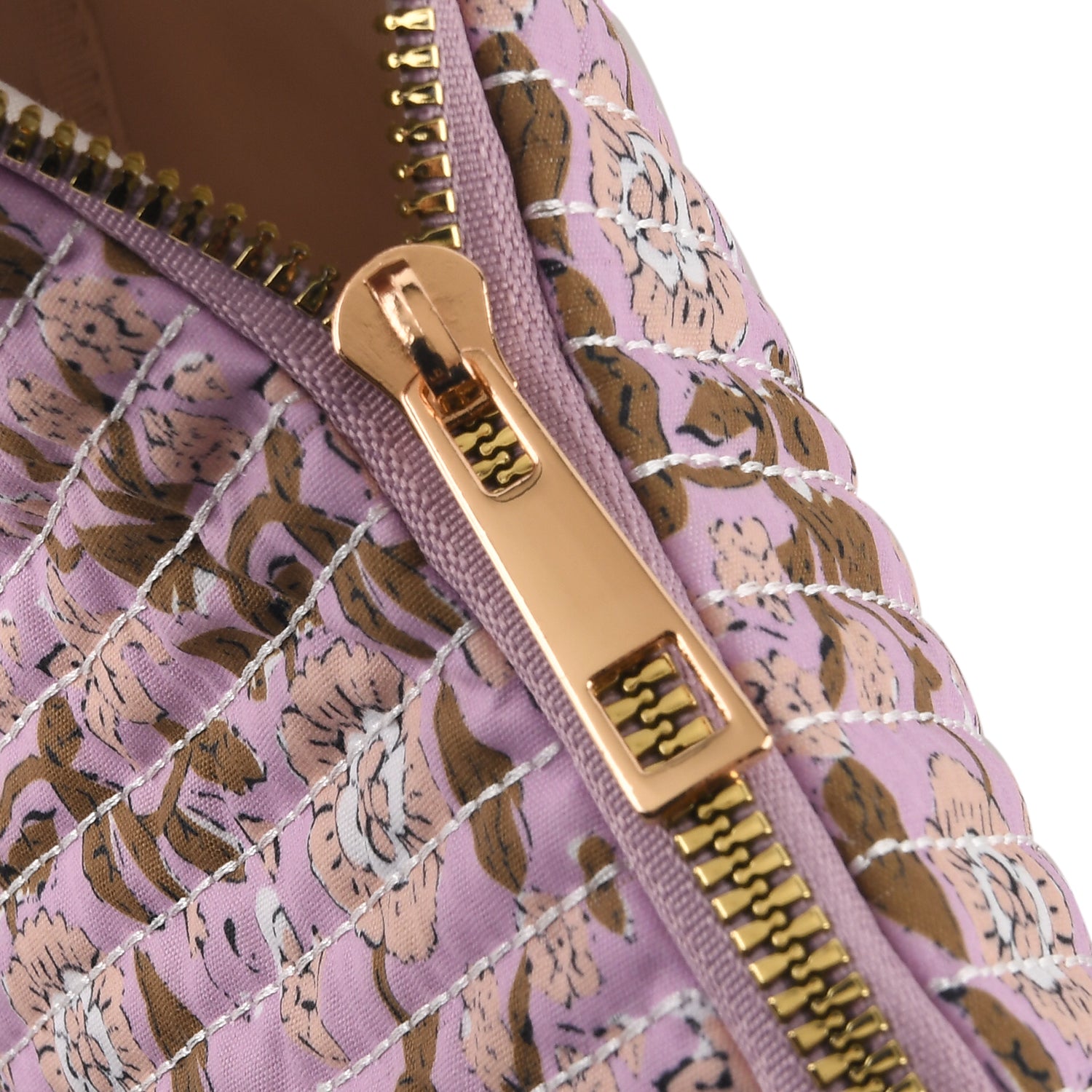 Floral Print Crescent Sling Bag - Purple V32520230 6