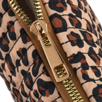 Leopard Print Crescent Sling Bag - Brown_8556506_6