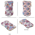 Flower Print Crossbody Phone Bag - Purple_8556518_4