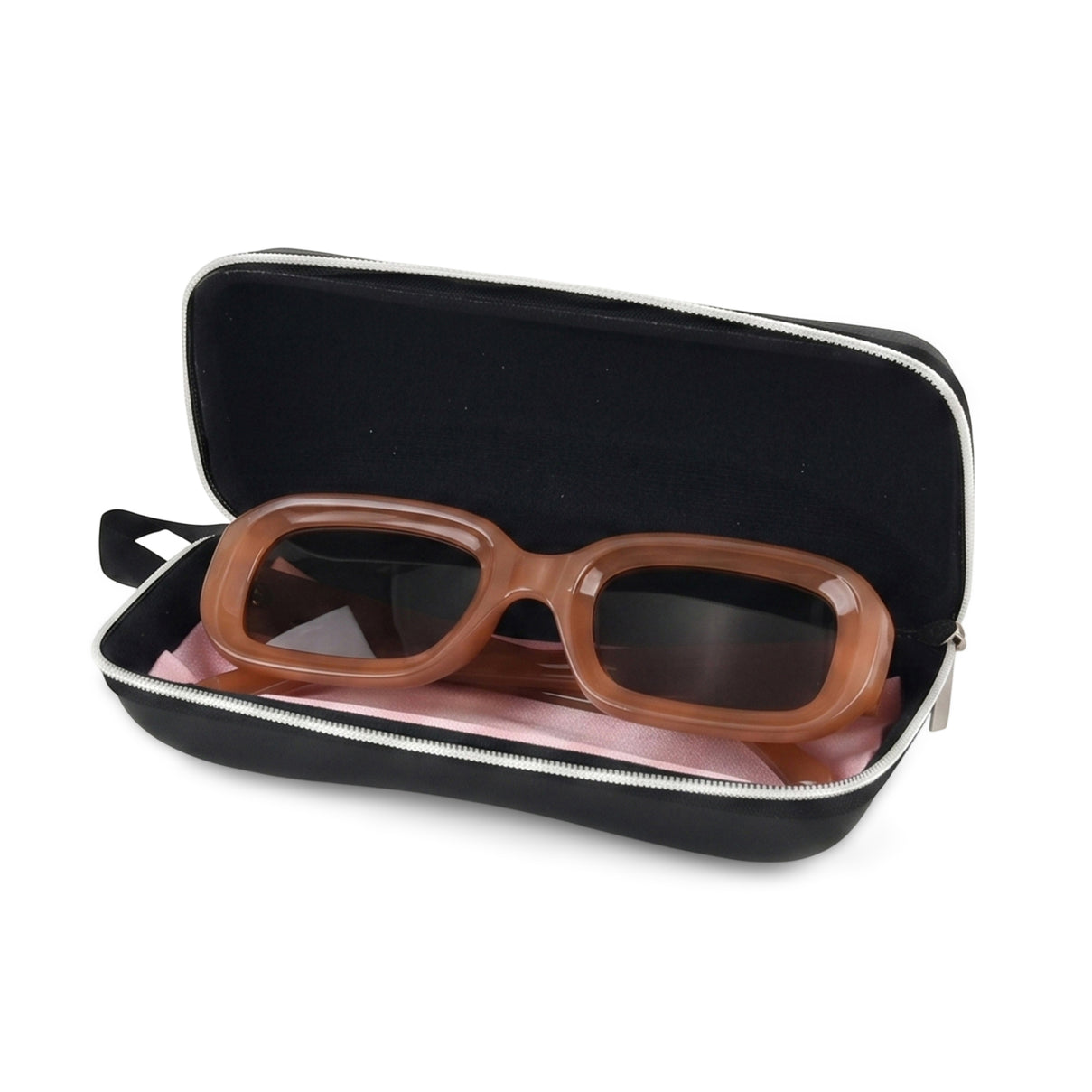 Retro Thick-Frame UV400 Protective Orange Rectangle Sunglasses with the Box- Orange V32518841 7