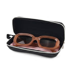 Retro Thick-Frame UV400 Protective Orange Rectangle Sunglasses with the Box- Orange_8556665_6