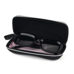 Retro Thick-Frame UV400 Protective Black Rectangle Sunglasses with the Box- Black_8556667_6