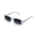 Retro Thick-Frame UV400 Protective Light Cyan Rectangle Sunglasses with the Box- Cyan_8556668