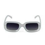 Retro Thick-Frame UV400 Protective Light Cyan Rectangle Sunglasses with the Box- Cyan_8556668_3