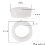 Natural White Jade Band Ring 38.00 Ct._8556717_4