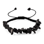 Natural Shungite Adjustable Bracelet (Size - 6 to 9.5) 100.00 Ct._8556728