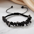 Natural Shungite Adjustable Bracelet (Size - 6 to 9.5) 100.00 Ct._8556728_1