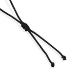 Natural Shungite Adjustable Union Jack design Necklace (Size - 28) 90.00 Ct._8556750_5