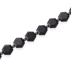 Shungite & Hematite Beads Necklace (Size - 20) with Magnetic Clasp 280.00 Ct._8556751_3