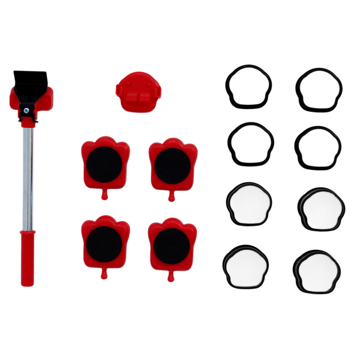 LIVMORE 14PCS Heavy Duty Furniture Mover Tool Set (34x6.7x2cm) - Red 8556783 2