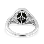 D'Joy - Ammolite Solitaire Ring in Rhodium Overlay Sterling Silver 2.54 Ct._8557052_4
