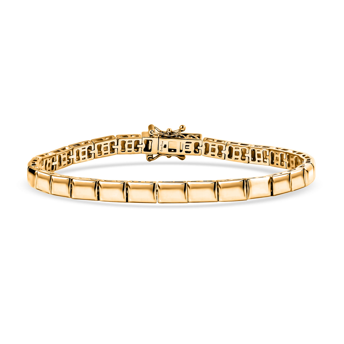 EverTrue Bronzella Collection - Tennis Bracelet (Size - 7.5) with GB Lock Box in 18K Gold Plating V32515066 0