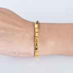 EverTrue Bronzella Collection - Bracelet (Size - 7.5) with GB Lock Box in 18K Gold Plating_8557122_1