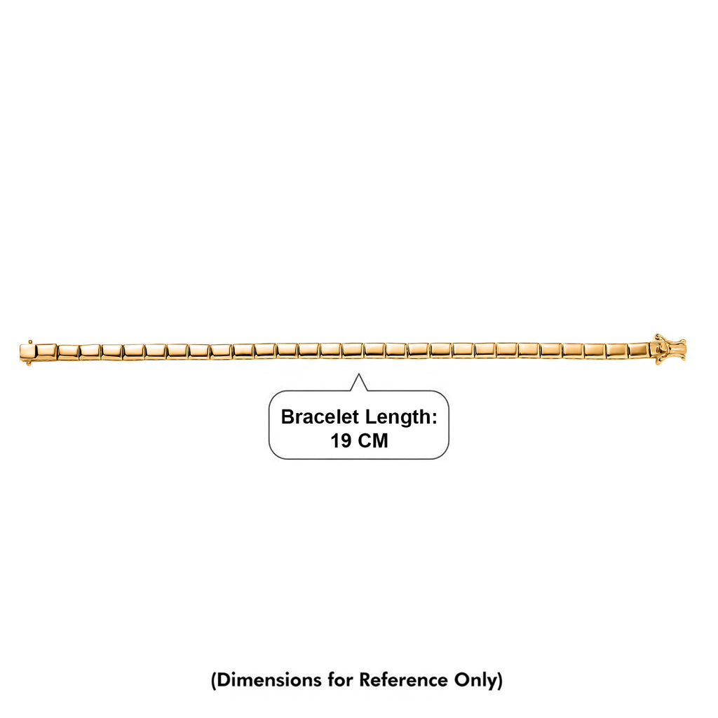 EverTrue Bronzella Collection - Bracelet (Size - 7.5) with GB Lock Box in 18K Gold Plating_8557122_4