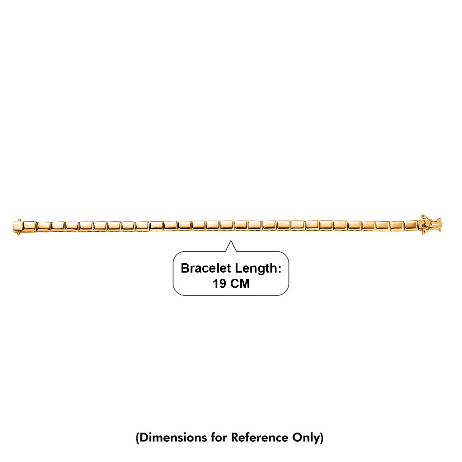EverTrue Bronzella Collection - Tennis Bracelet (Size - 7.5) with GB Lock Box in 18K Gold Plating V32515066 5