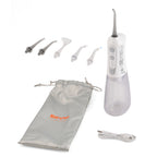 Bitvae C6 Water Flosser - White Cordless Portable Oral Irrigator - Premium 3 Modes 15 Intensity Levels Dental Flosser with 300ML Detachable Tank IPX7 Waterproof_8557788_6