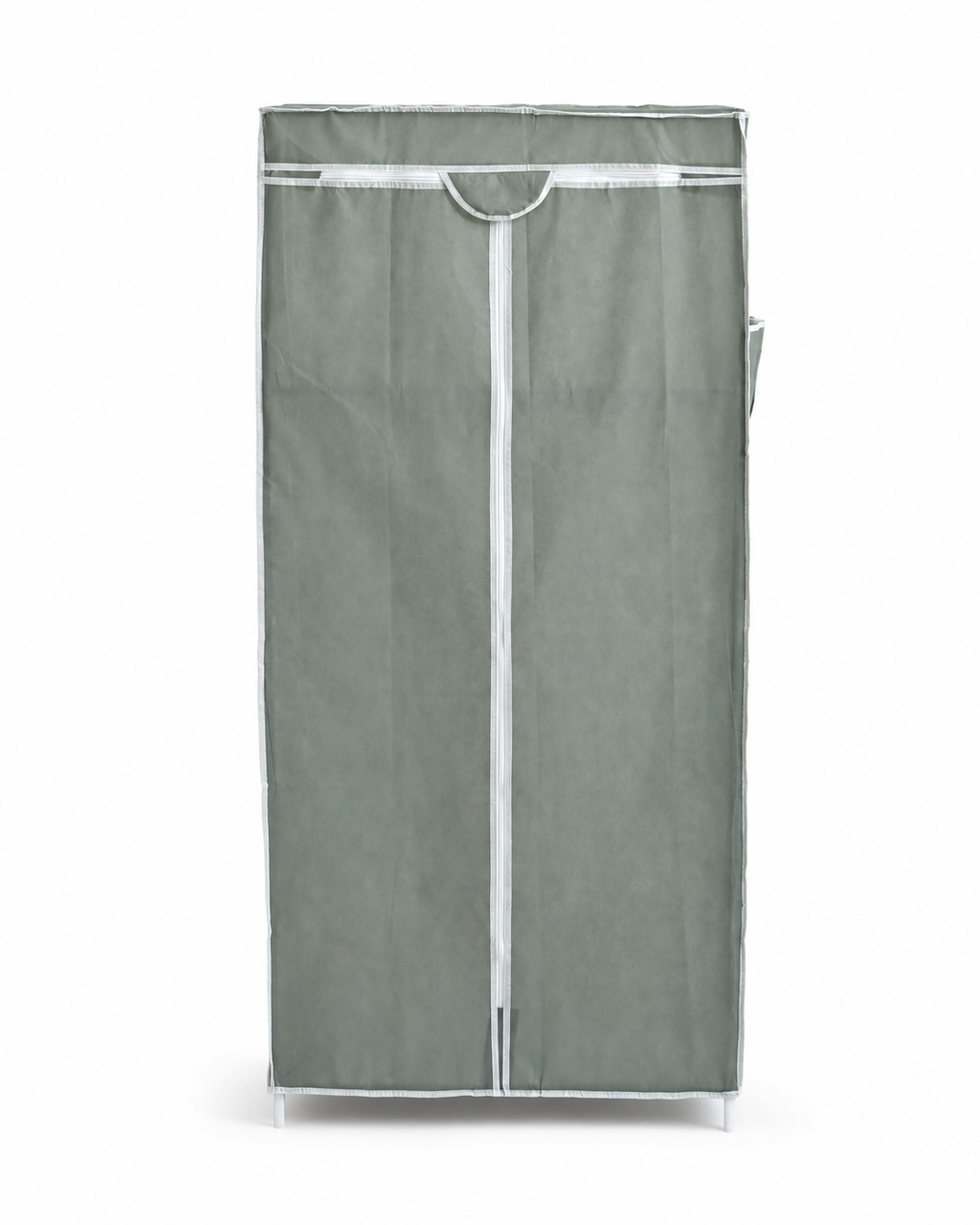LIVMORE Portable Fabric Wardrobe Storage Organizer (70 x 45 x 150 cm) - Sage_8559765