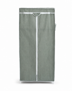 LIVMORE Portable Fabric Wardrobe Storage Organizer (70 x 45 x 150 cm) - Sage_8559765