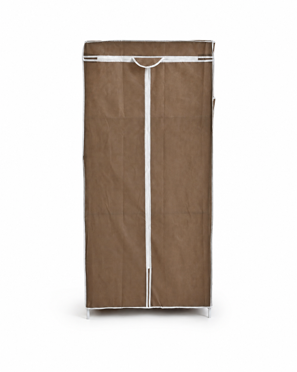 LIVMORE Portable Fabric Wardrobe Storage Organizer (70 x 45 x 150 cm) - Coffee_8559766