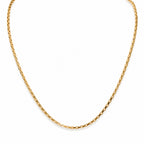 9K Yellow Gold Venziana Box Chain (Size - 18) with Lobster Clasp, Gold Wt. 3.00 Gms_8560384