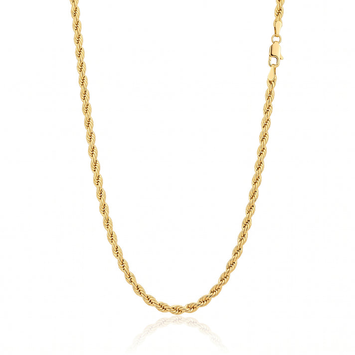9K Yellow Gold Rope Chain (Size - 18) with Lobster Clasp, Gold Wt. 3.83 Gms 8560424 1
