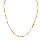 9K Yellow Gold Venziana Box Chain (Size - 16) with Lobster Clasp, Gold Wt. 4.93 Gms_8560428