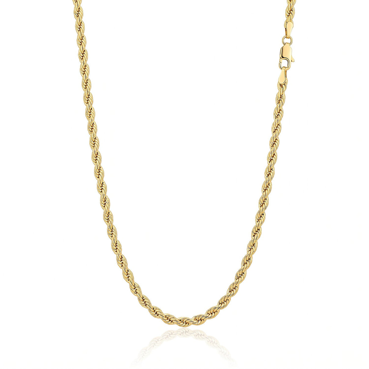 9K Yellow Gold Rope Chain (Size - 16) with Lobster Clasp, Gold Wt. 3.67 Gms 8560431 0