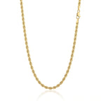 9K Yellow Gold Rope Chain (Size - 20) with Lobster Clasp, Gold Wt. 4.25 Gms