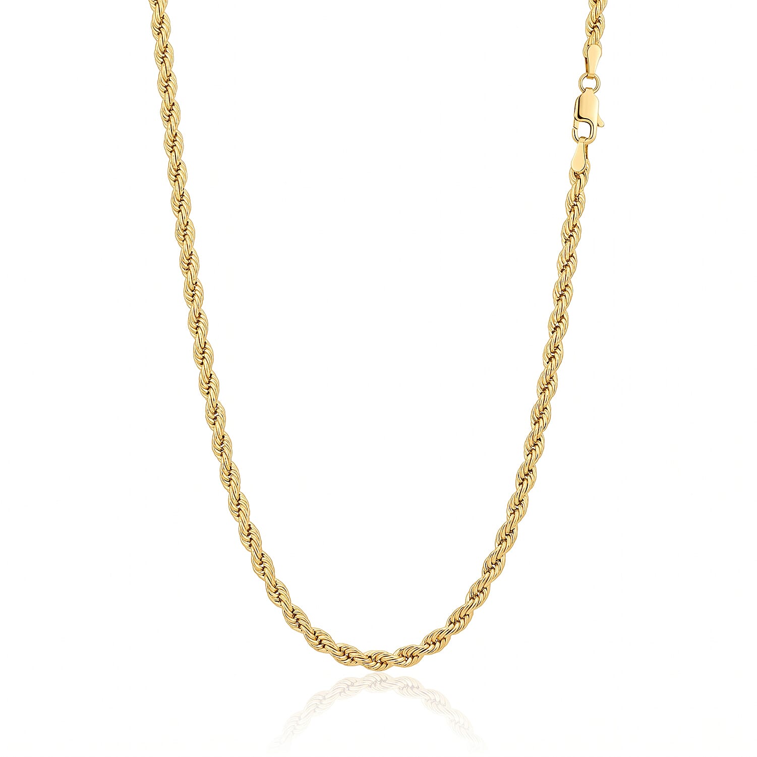 9K Yellow Gold Rope Chain (Size - 16) with Lobster Clasp, Gold Wt. 3.67 Gms 8560431 0
