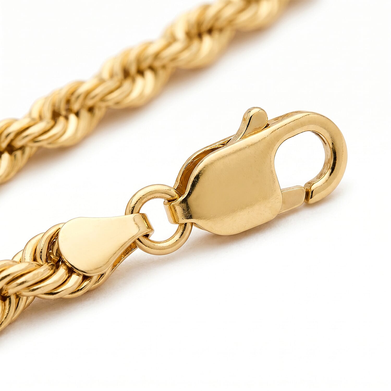 9K Yellow Gold Rope Chain (Size - 16) with Lobster Clasp, Gold Wt. 3.67 Gms 8560431 3