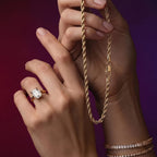 9K Yellow Gold Rope Chain (Size - 20) with Lobster Clasp, Gold Wt. 4.25 Gms