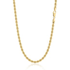 9K Yellow Gold Rope Chain (Size - 16) with Lobster Clasp, Gold Wt.7.10 Gms