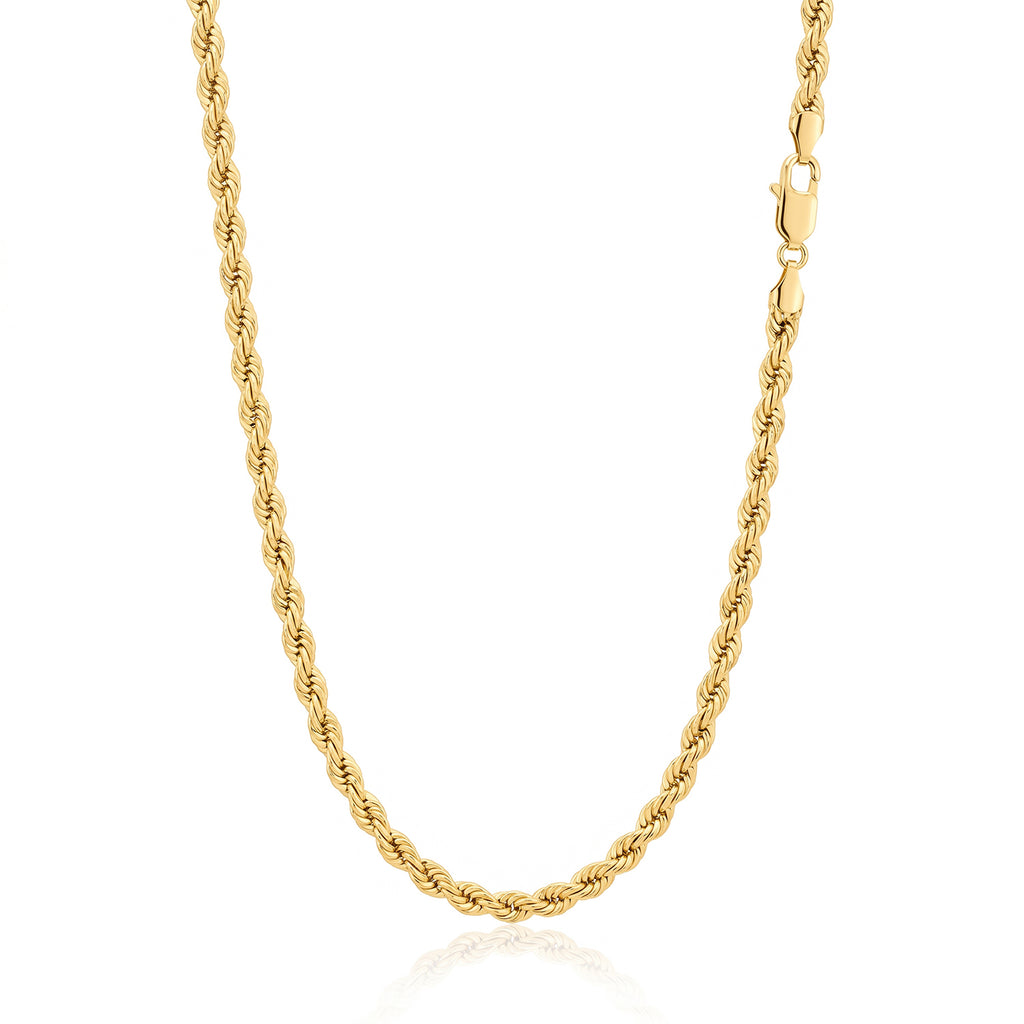 9K Yellow Gold Rope Chain (Size - 20) with Lobster Clasp, Gold Wt. 7.35 Gms_8560456