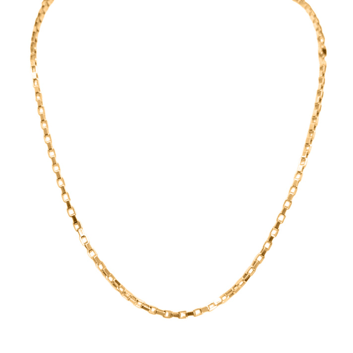 9K Yellow Gold Veneziana Box Necklace (Size - 22) with Lobster Clasp, Gold Wt. 6.75 Gms 8560652 1