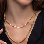 One Time Deal- 9K Yellow Gold Rope Chain (Size - 22) with Lobster Clasp_8560655_2