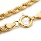 One Time Deal- 9K Yellow Gold Rope Chain (Size - 22) with Lobster Clasp_8560655_3