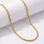 One Time Deal- 9K Yellow Gold Rope Chain (Size - 22) with Lobster Clasp_8560655_6