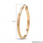9K Yellow Gold Hoop Earring with Clasp_8560727_6
