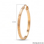 9K Yellow Gold Hoop Earring with Clasp_8560728_6