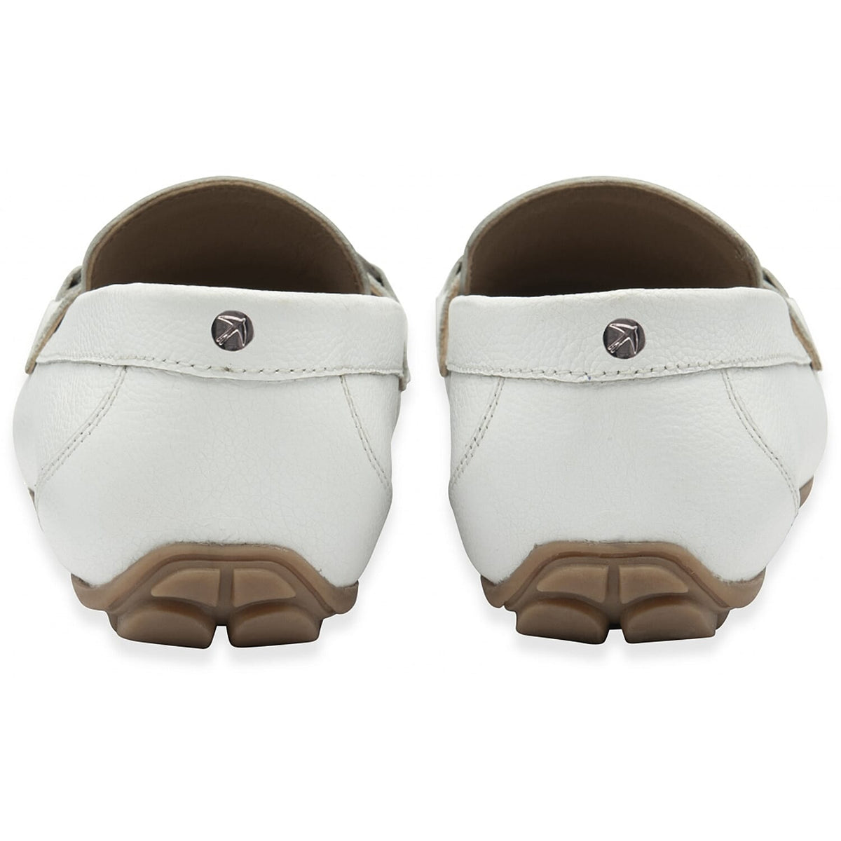 Ravel Womens Dutton Leather Classic Loafers (Size 3) - White 8560799 2