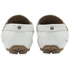 Ravel Womens Dutton Leather Classic Loafers (Size 3) - White_8560799_2