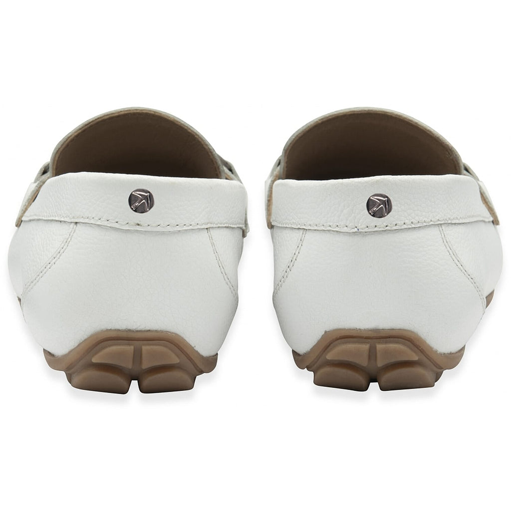 Ravel Womens Dutton Leather Classic Loafers (Size 4) - White_8560800_2